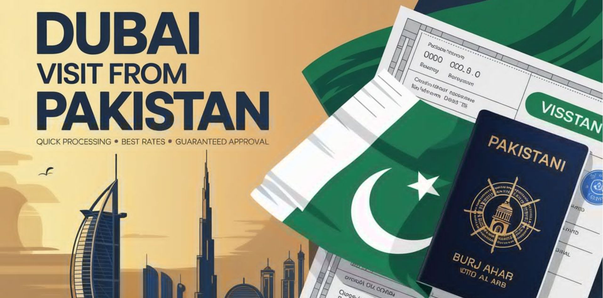 Dubai Visit Visa From Pakistan – Price, Time & Requirements